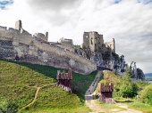 Massiv befæstning af slottet Beckov, Slovakiet