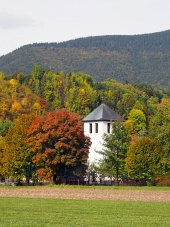 Kirketårn i Liptovska Sielnica, Slovakiet