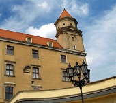 Turm der Burg Bratislava, Slowakei