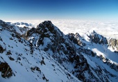 Gipfel der Hohen Tatra im Winter