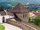 Befestigungsturm der Burg Kremnica