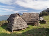 Keltische Häuser, Havranok Skansen, Slowakei