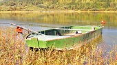 Πράσινο πλοίο από Liptovska Μάρα λίμνη, Σλοβακία