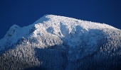 Pico del monte Gran Choc en invierno
