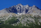 Pico Gerlach en los Altos Tatras eslovacos en verano