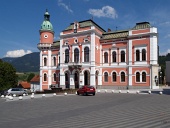 Ruzomberok, स्लोवाकिया में टाउन हॉल