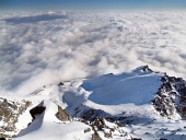 Kilátás a Lomnici-csúcsról télen