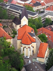 Chiesa cattolica romana a Trencin, Slovacchia