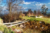Rovine archeologicamente conservate del castello di Liptov, Slovacchia