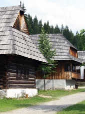Case popolari nel museo Zuberec