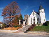 Chiesa gotica a Mosovce, Slovacchia