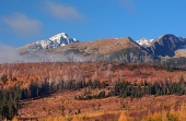 Krivan, Hoge Tatra in de herfst, Slowakije