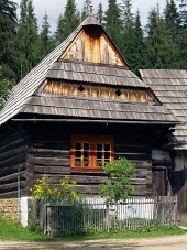 Drewniany dom ludowy w Zuberec muzeum