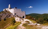 Красочный вид на замок Чахтице