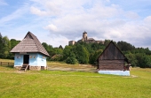 A folk hiš in grad v Stari Ľubovňa