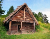 Celtic log house, Havranok, Slovaška