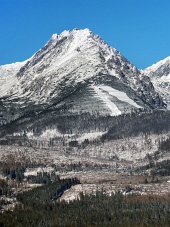 Predne Solisko vrh v Visokih Tatrah