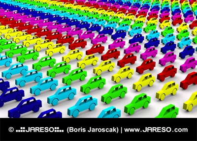 Rainbow cars concept